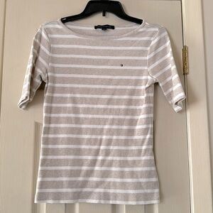 Small Tommy Hilfiger 3/4 Sleeve Striped Shirt - Like New